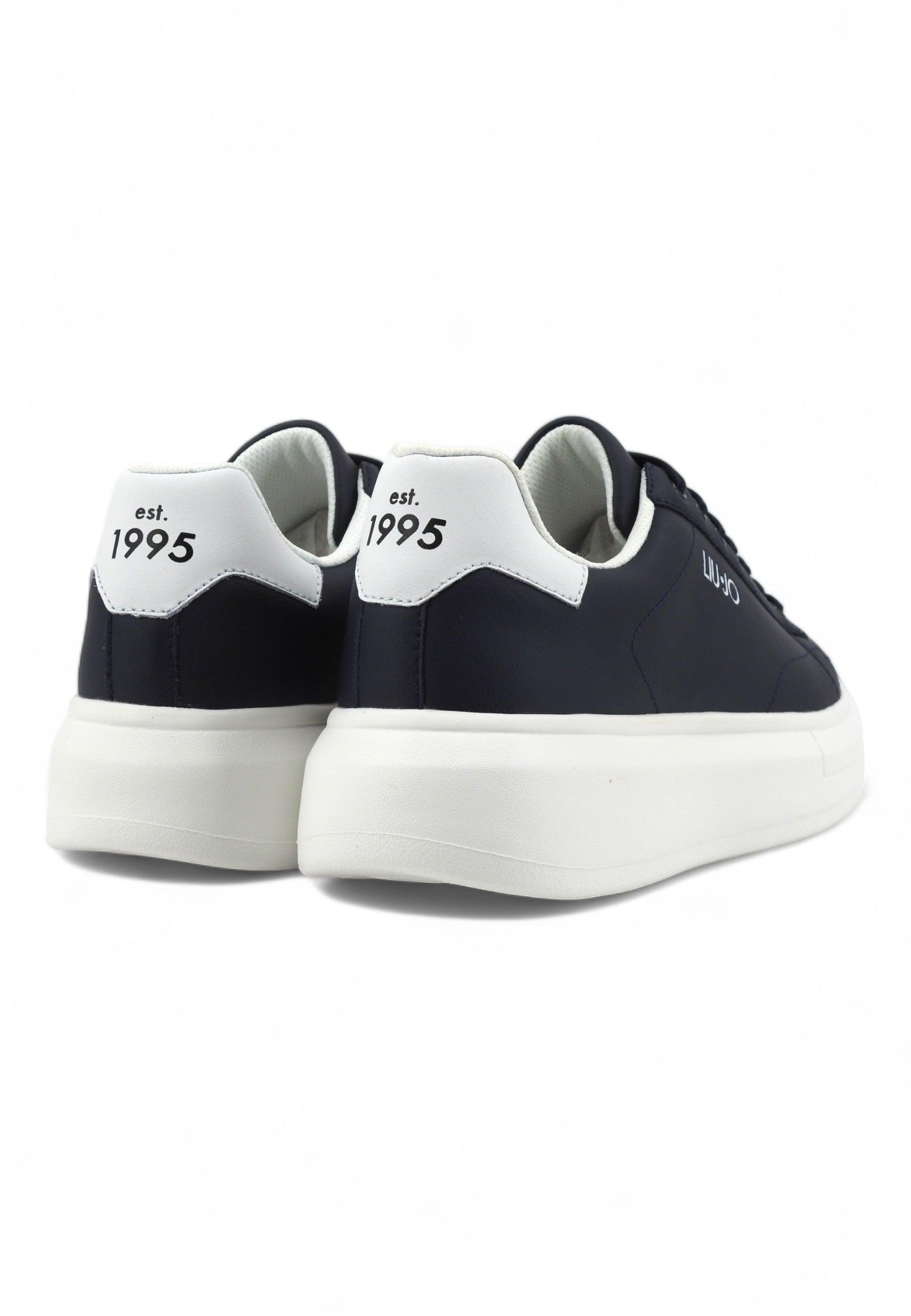 LIU JO Big 01 Sneaker Uomo Blu Navy White 7B4027-PX474 - Sandrini Calzature e Abbigliamento