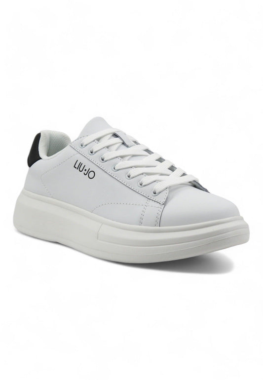 LIU JO Big 01 Sneaker Uomo White Black 7B4027-PX474 - Sandrini Calzature e Abbigliamento