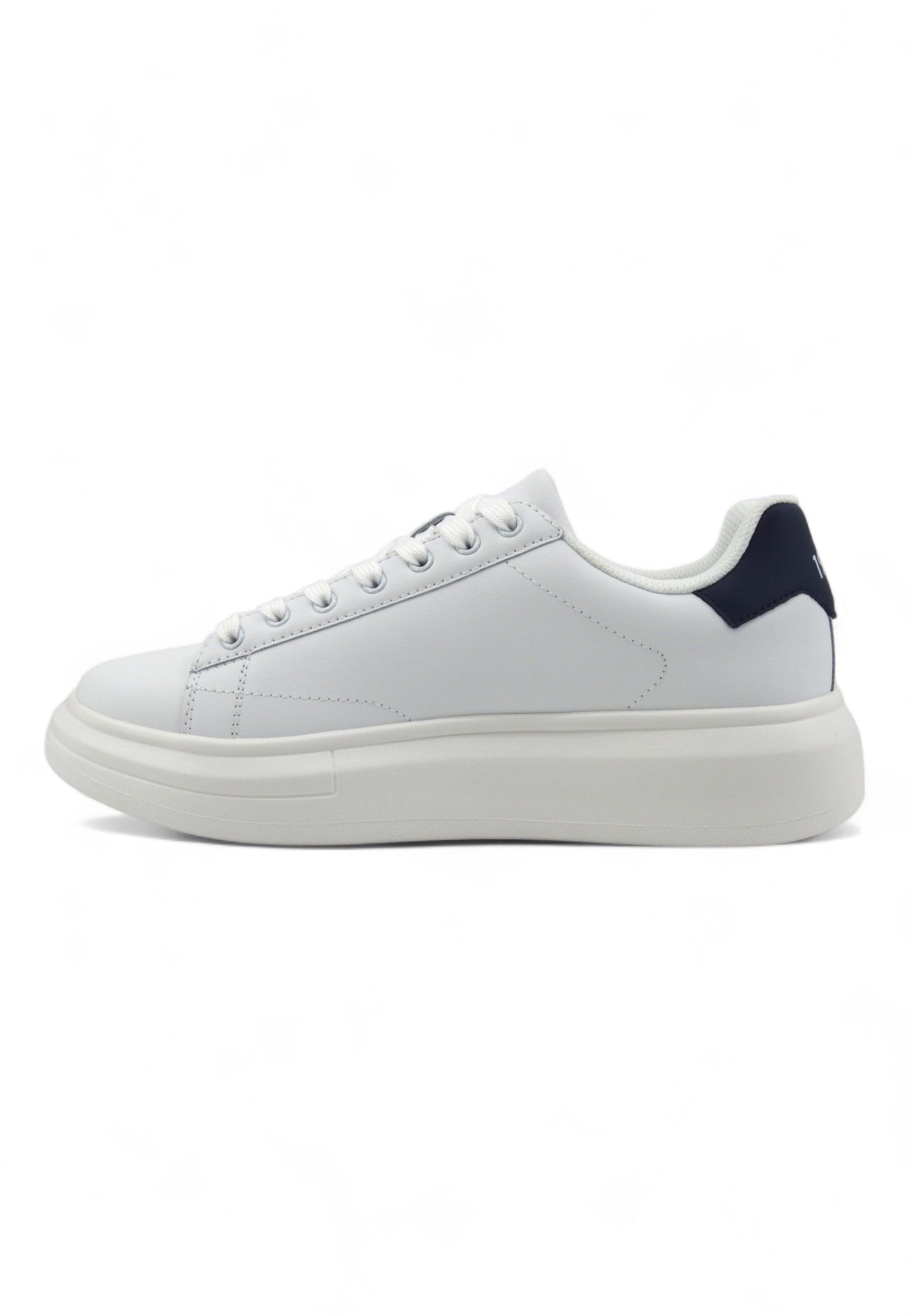 LIU JO Big 01 Sneaker Uomo White Blue 7B4027-PX474 - Sandrini Calzature e Abbigliamento