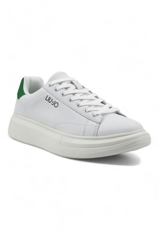 LIU JO Big 01 Sneaker Uomo White Green 7B4027-PX474 - Sandrini Calzature e Abbigliamento