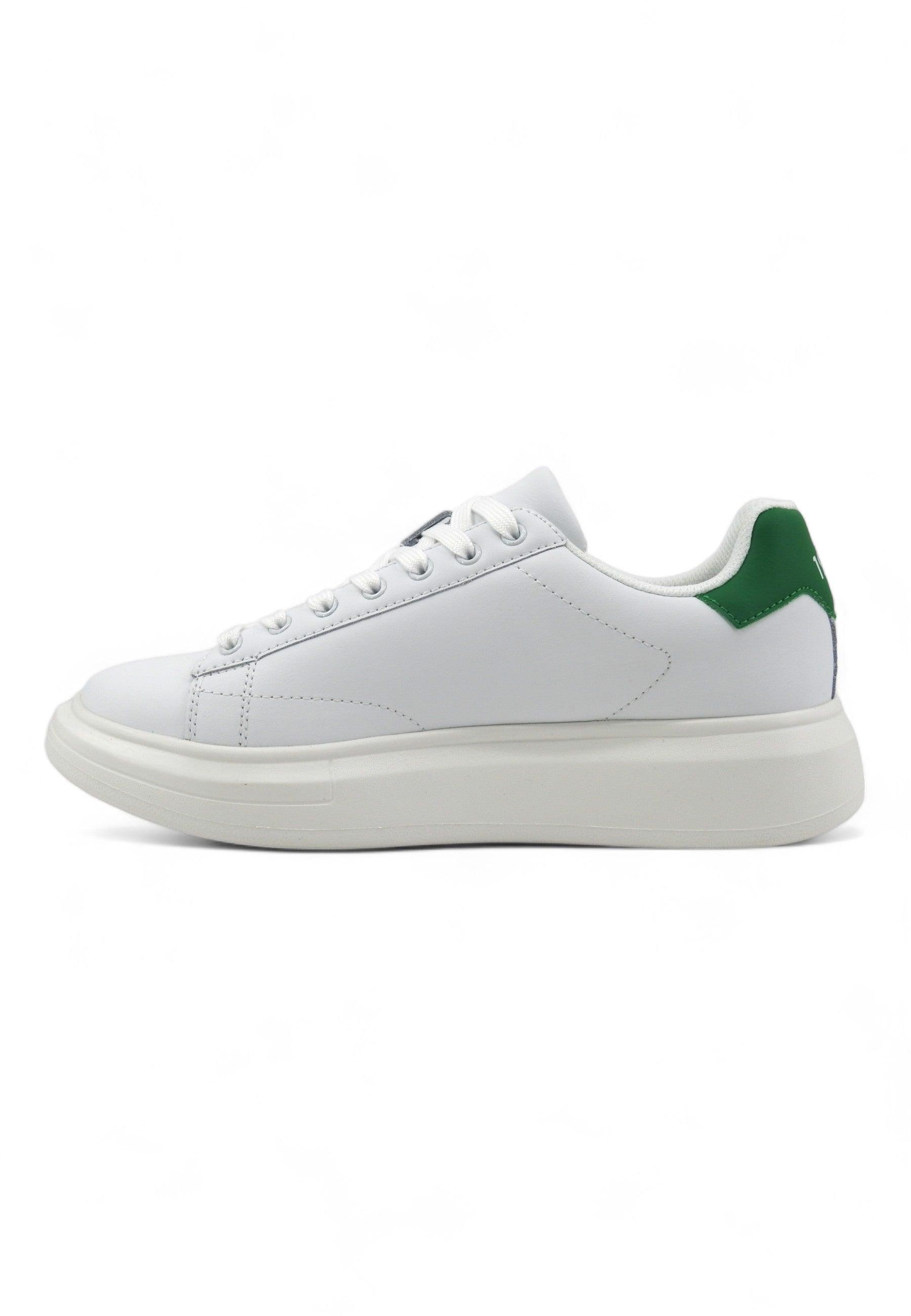 LIU JO Big 01 Sneaker Uomo White Green 7B4027-PX474 - Sandrini Calzature e Abbigliamento