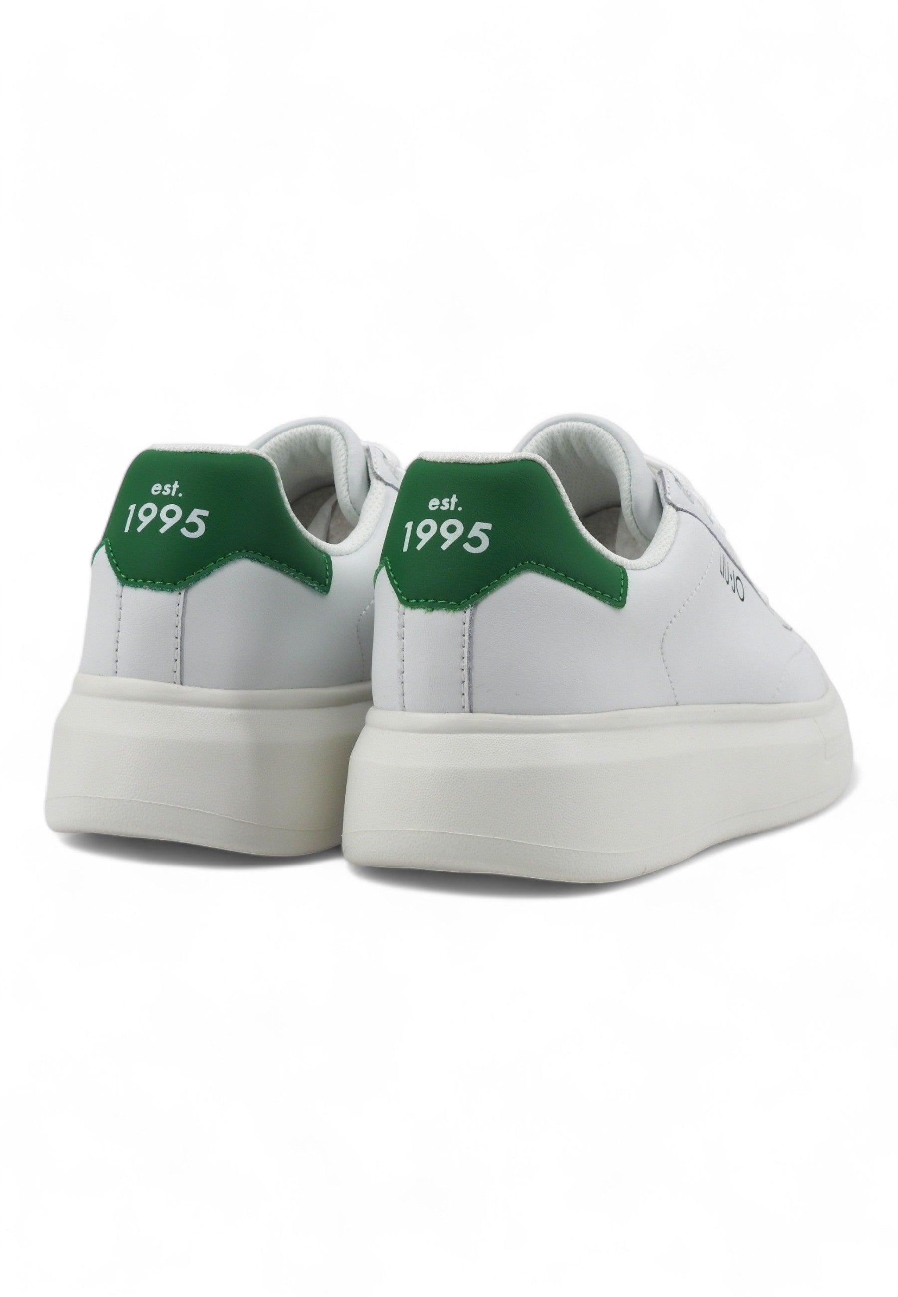 LIU JO Big 01 Sneaker Uomo White Green 7B4027-PX474 - Sandrini Calzature e Abbigliamento