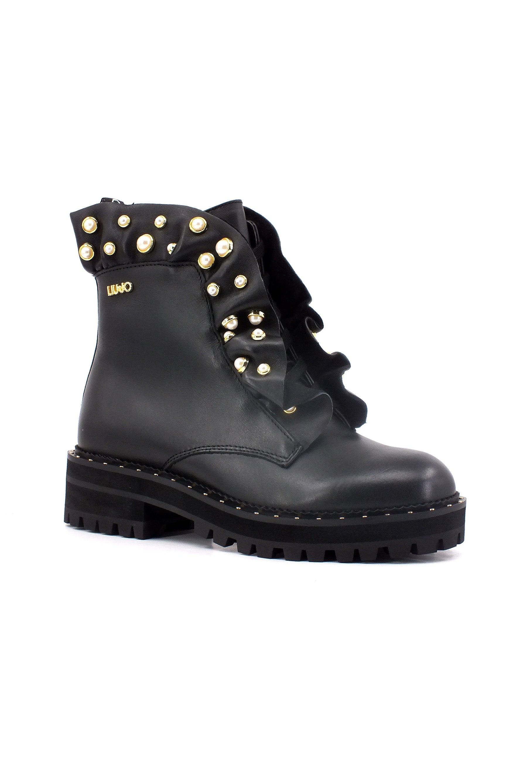 Liujo-anfibio-stivaletto-nero-donna