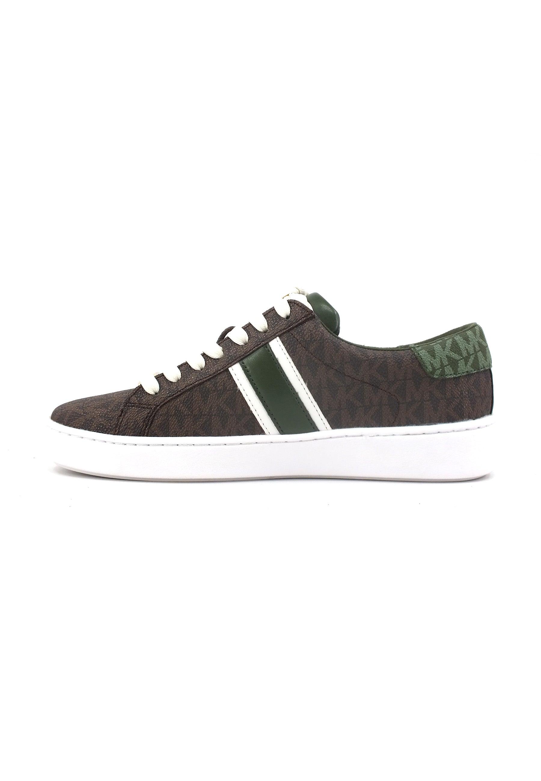 MICHAEL KORS Irving Stripe Sneaker Donna Amazon Green 43F3IRFS1B - Sandrini Calzature e Abbigliamento