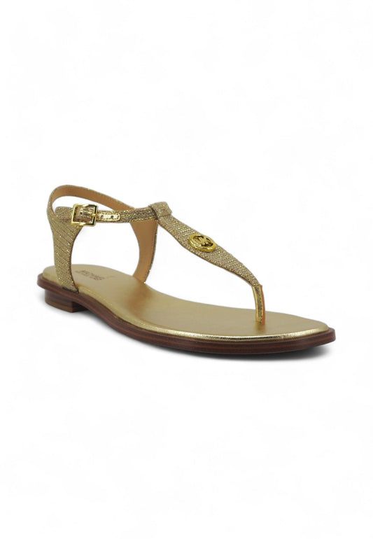 MICHAEL KORS Mallory Thong Sandalo Donna Pale Gold 40S2MAFA1D - Sandrini Calzature e Abbigliamento