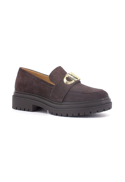 MICHAEL KORS Parker Lug Loafer Mocassino Donna Chocolate 40F3PKFP1S - Sandrini Calzature e Abbigliamento