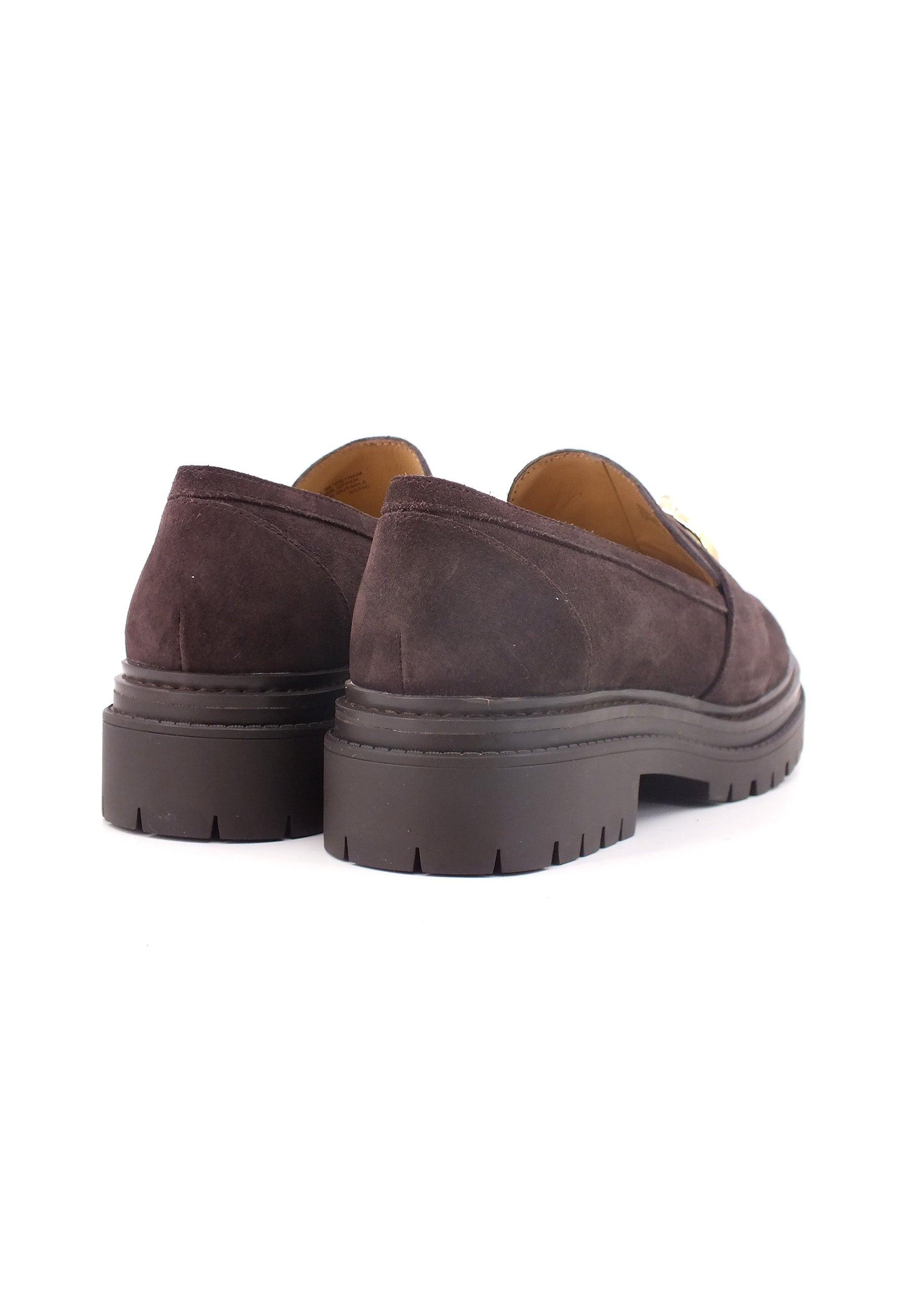 MICHAEL KORS Parker Lug Loafer Mocassino Donna Chocolate 40F3PKFP1S - Sandrini Calzature e Abbigliamento
