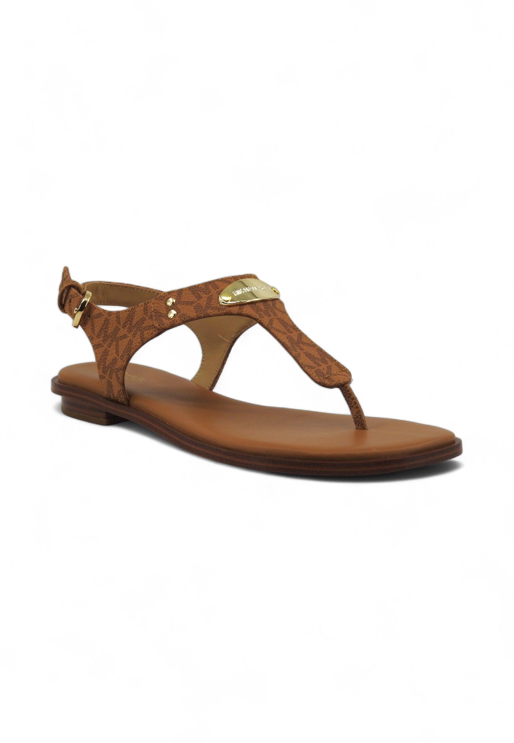 MICHAEL KORS Plate Thong Sandalo Donna Pale Peanut 40R5MKFA1B - Sandrini Calzature e Abbigliamento