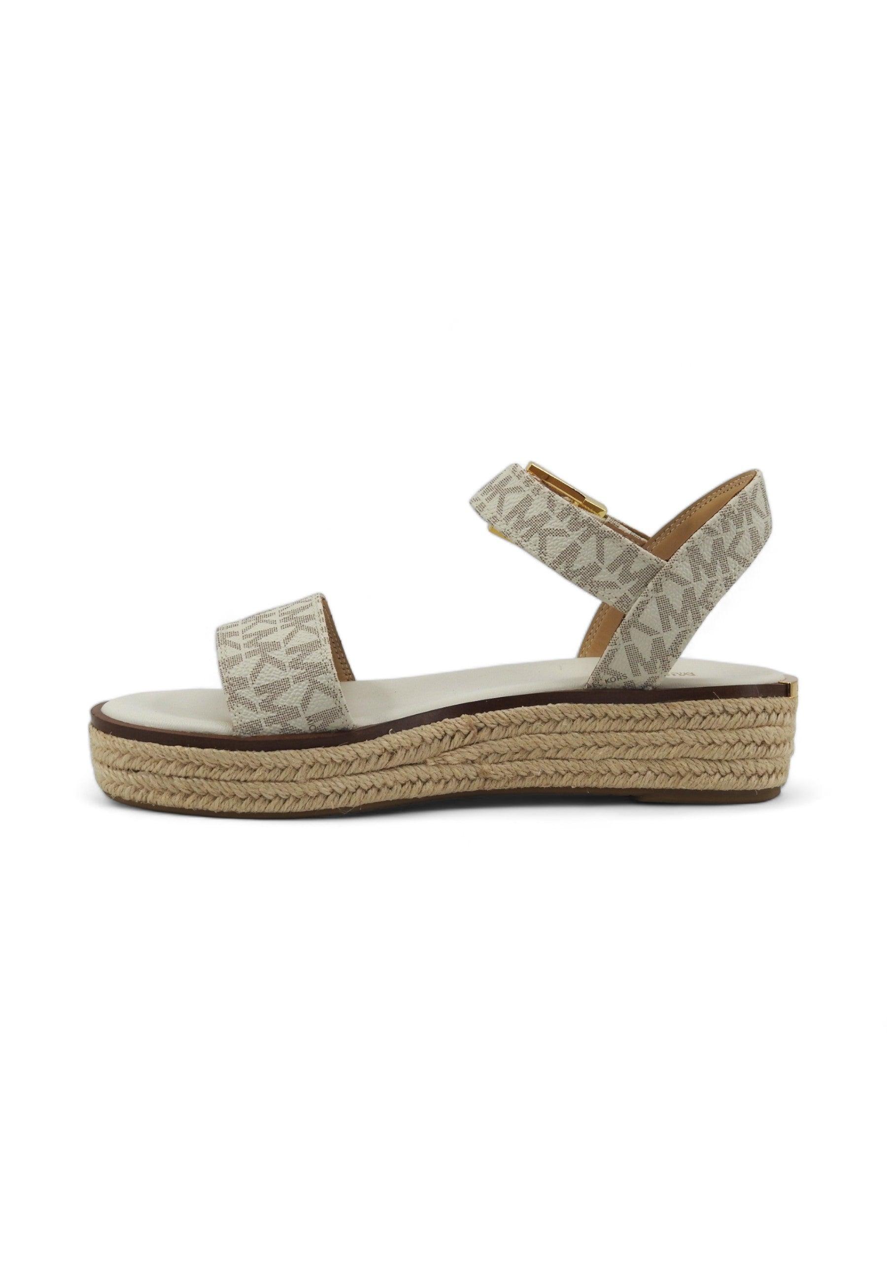 MICHAEL KORS Richie Sandalo Donna Vanilla Bianco 40S4RIFPAB - Sandrini Calzature e Abbigliamento