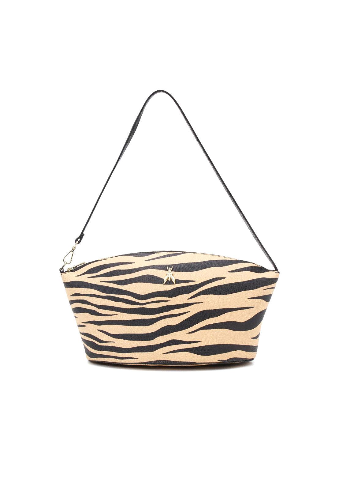 PATRIZIA PEPE Borsa Donna Fantasia Black Beige 8B0171-L099 - Sandrini Calzature e Abbigliamento