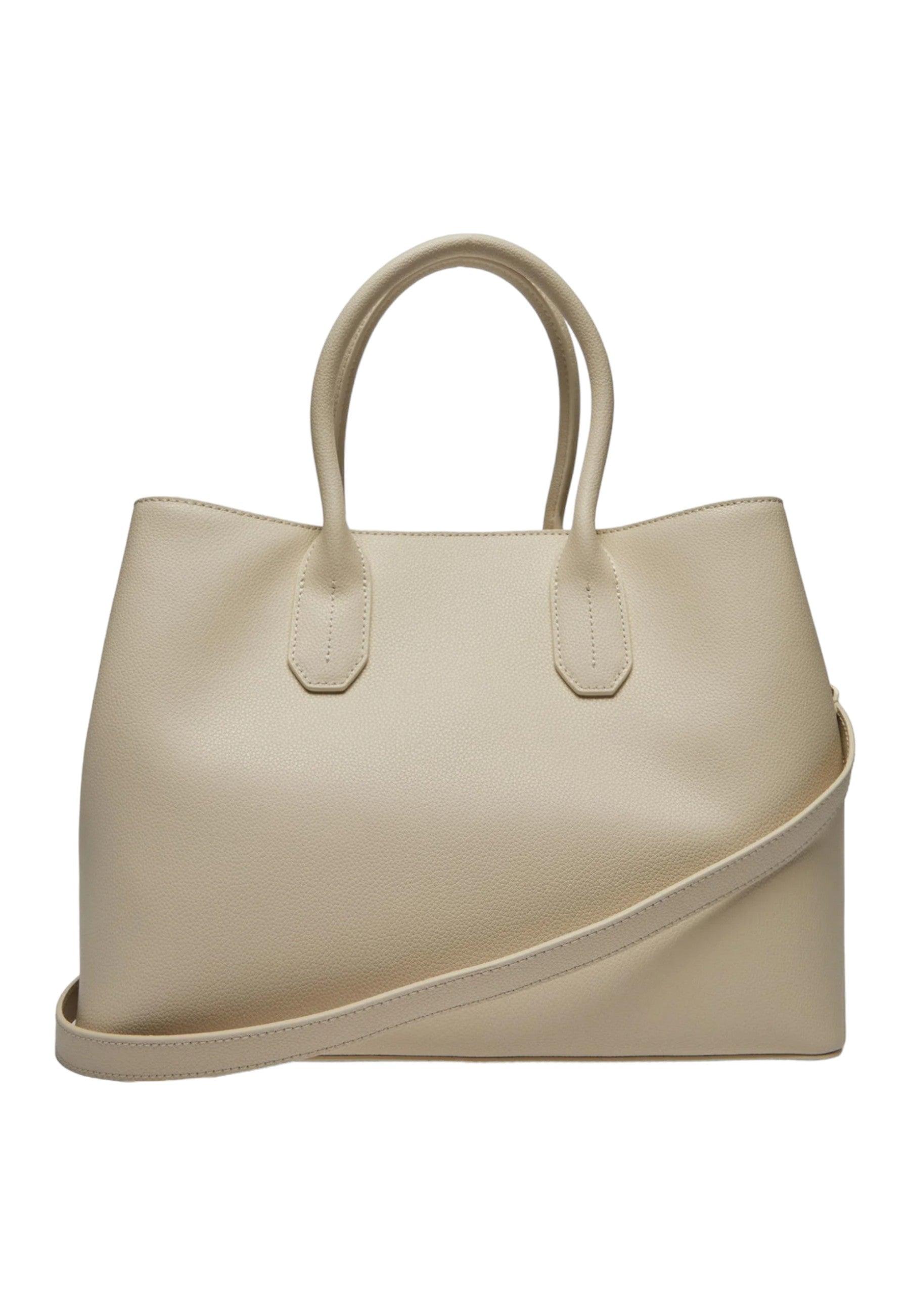 PATRIZIA PEPE Borsa Tote Large Donna Off White Beige 8B0095-L001 - Sandrini Calzature e Abbigliamento
