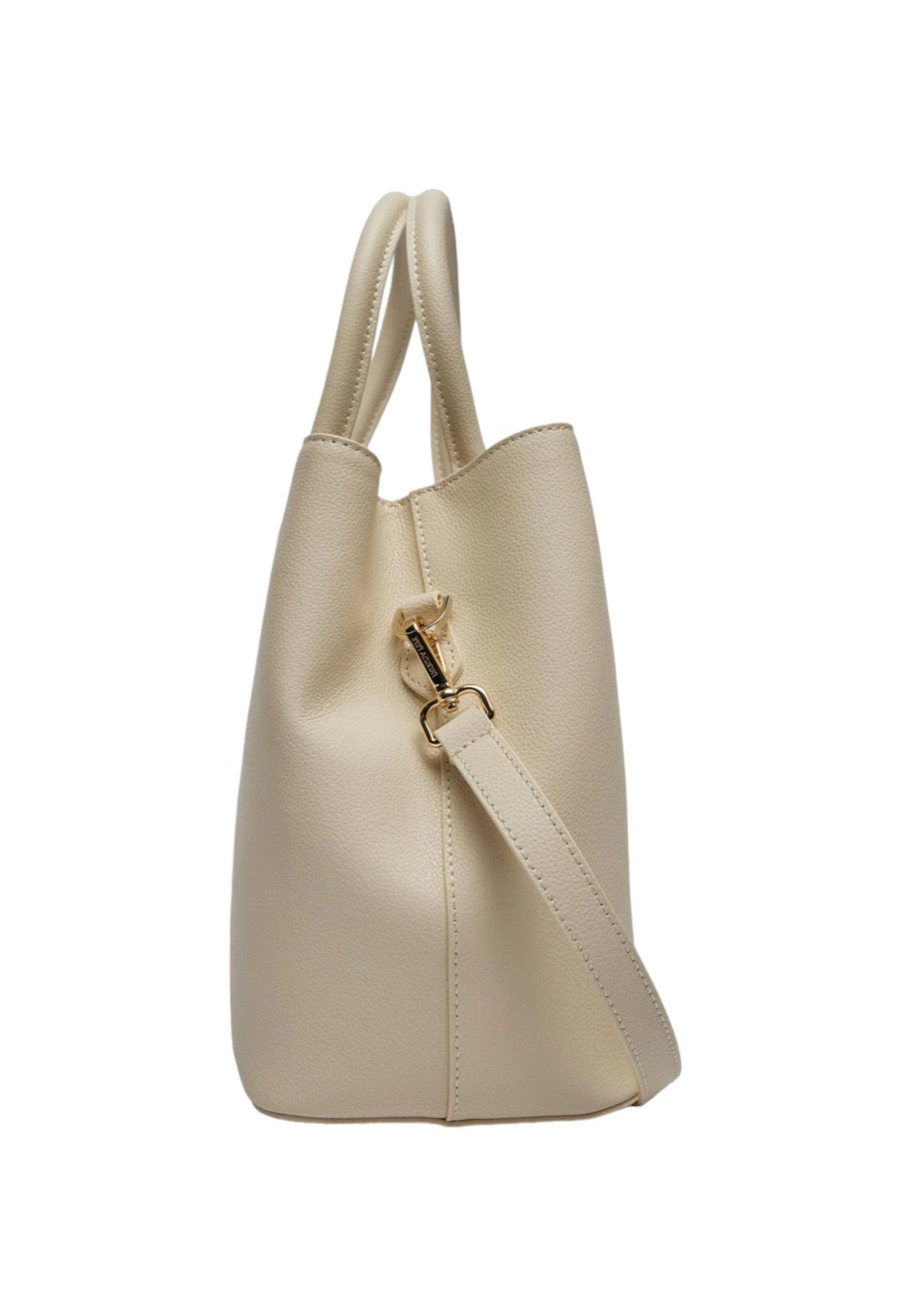 PATRIZIA PEPE Borsa Tote Large Donna Off White Beige 8B0095-L001 - Sandrini Calzature e Abbigliamento