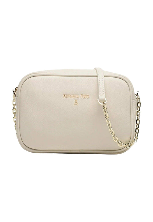 PATRIZIA PEPE Borsa Tracolla Donna Off White Beige CB0071-L001 - Sandrini Calzature e Abbigliamento