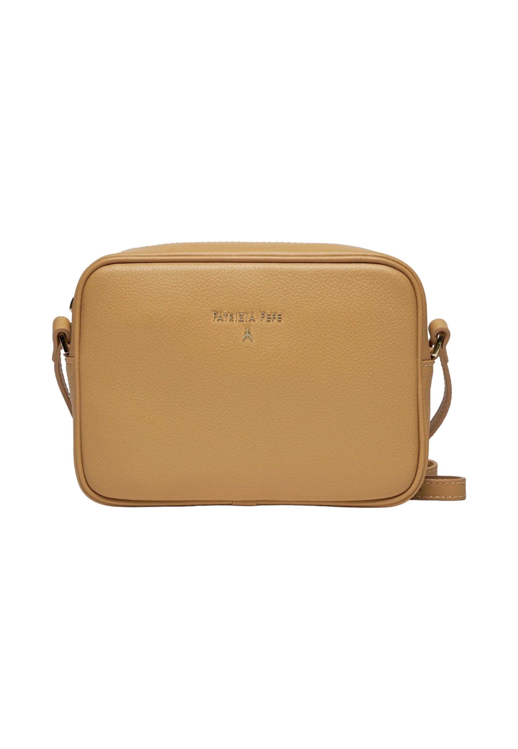 PATRIZIA PEPE Borsa Tracolla Donna Pompei Beige CB8985-L001 - Sandrini Calzature e Abbigliamento