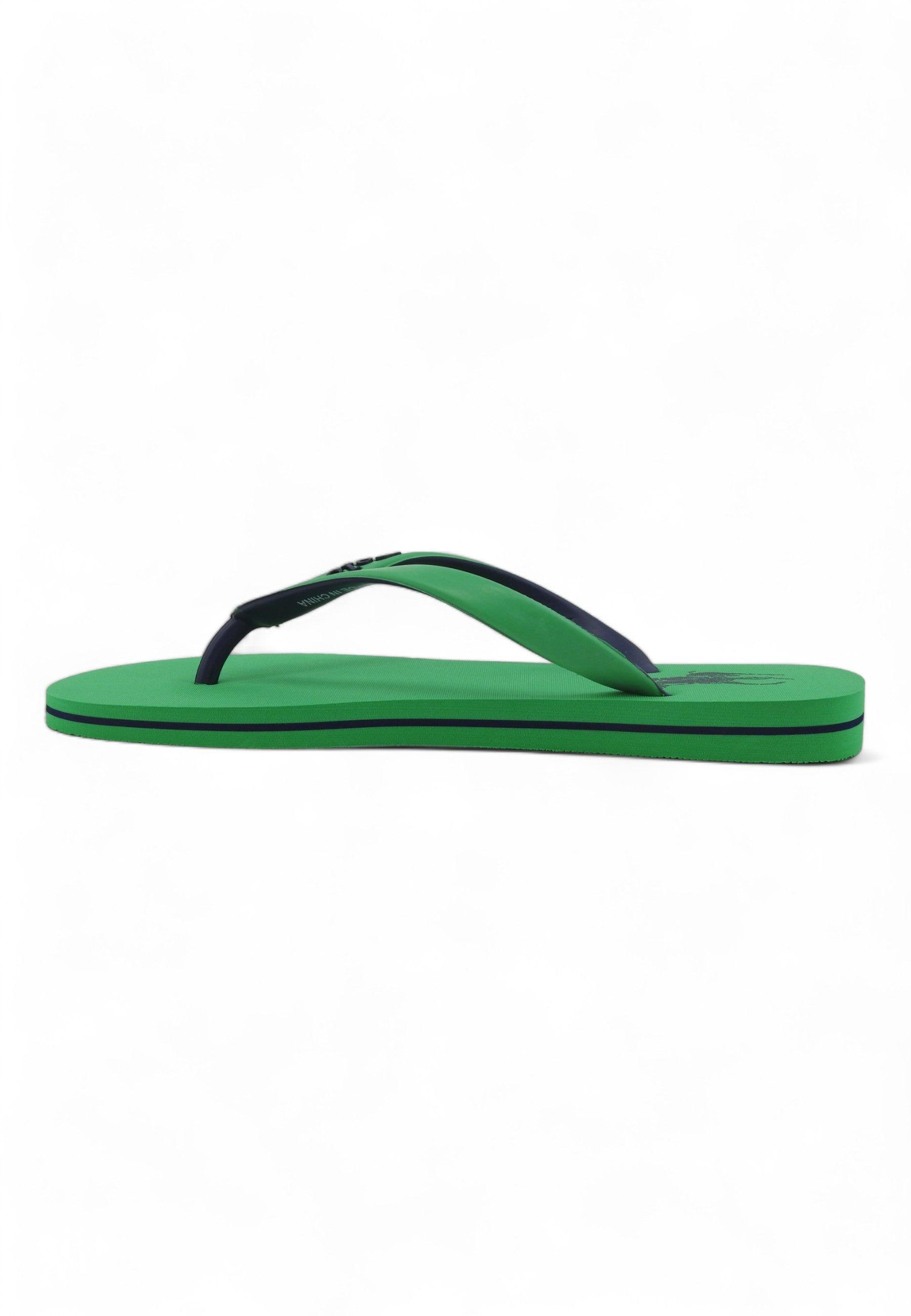 POLO RALPH LAUREN Ciabatta Infradito Uomo Green Navy 816931531003 - Sandrini Calzature e Abbigliamento