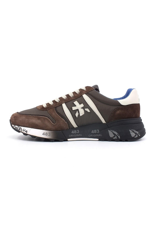 PREMIATA Sneaker Uomo Dark Brown LANDER-6401 - Sandrini Calzature e Abbigliamento