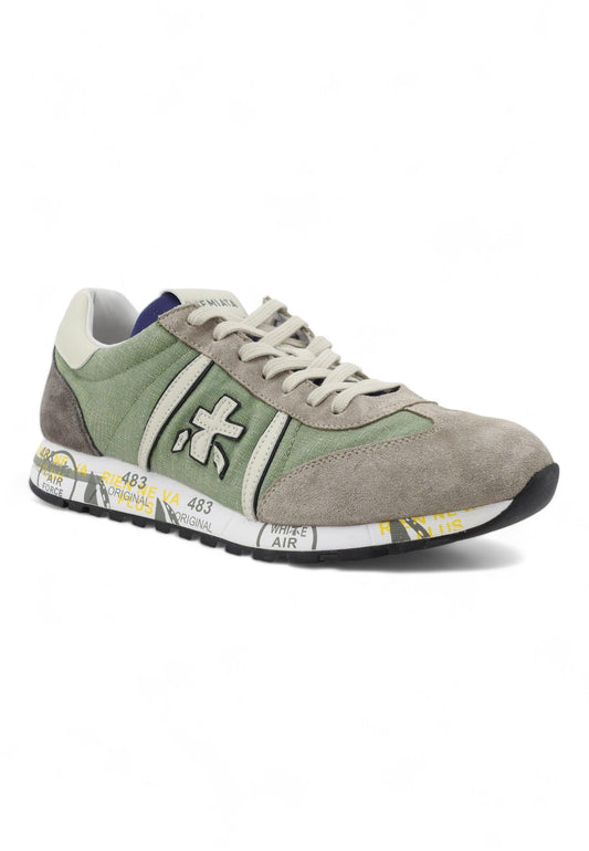 PREMIATA Sneaker Uomo Grey Green LUCY-6602 - Sandrini Calzature e Abbigliamento