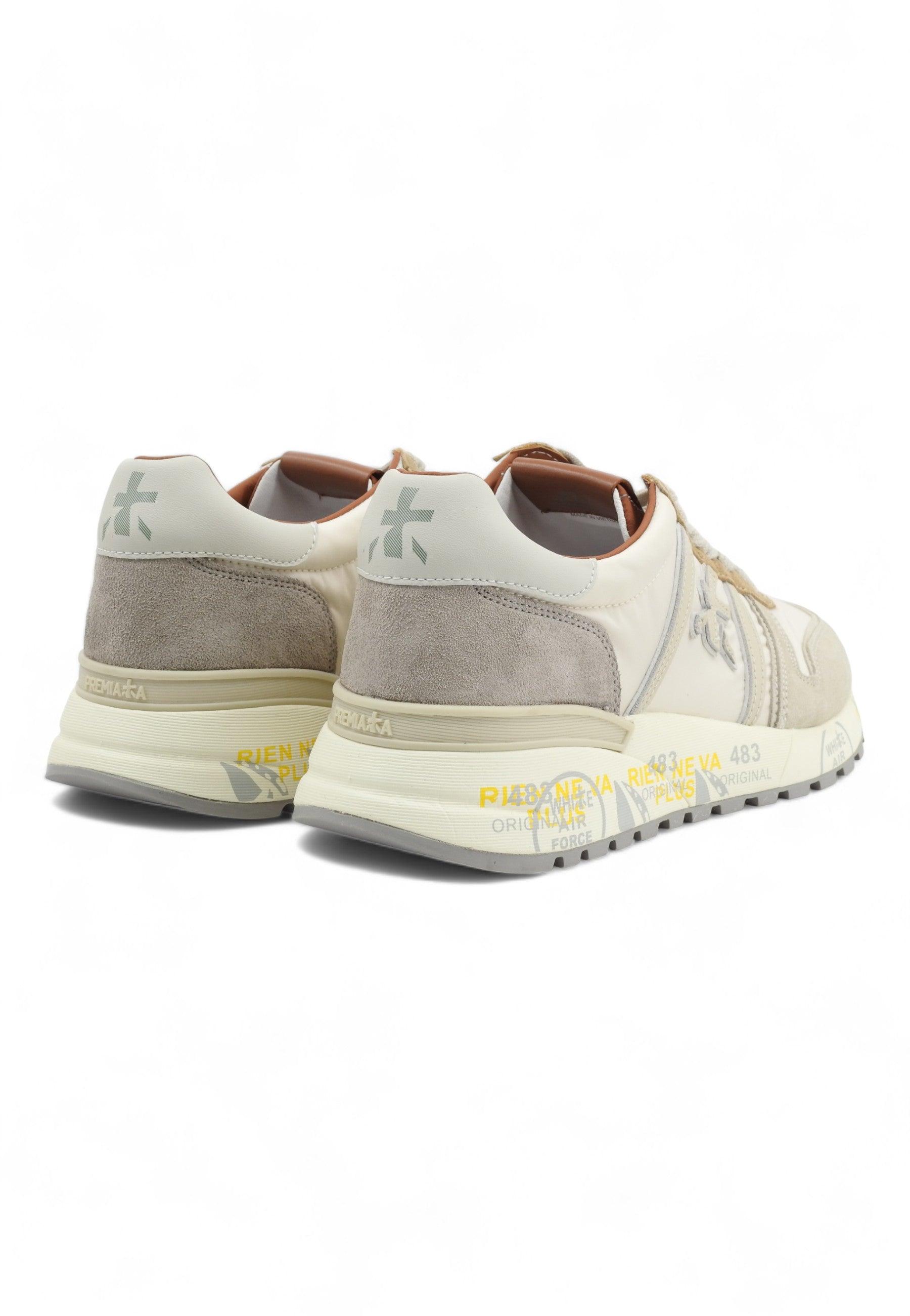 PREMIATA Sneaker Uomo Light Grey LANDER-6633 - Sandrini Calzature e Abbigliamento