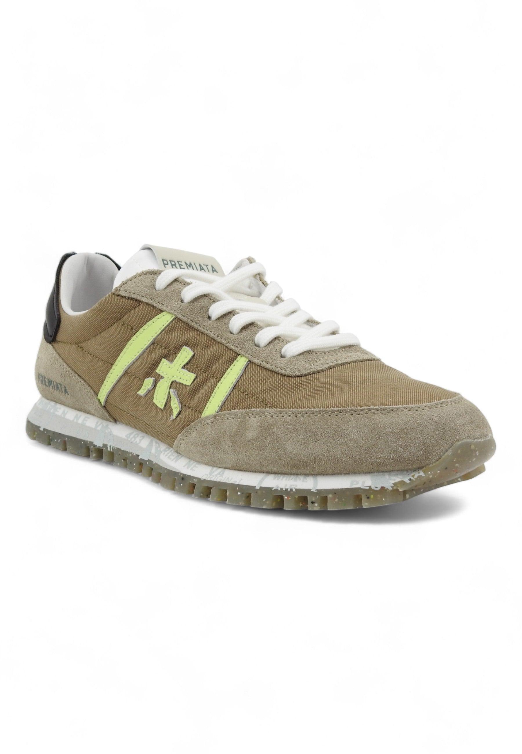 PREMIATA Sneaker Uomo Marrone Verde Grigio SEAN-6639 - Sandrini Calzature e Abbigliamento
