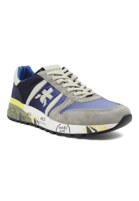 PREMIATA Sneaker Uomo Sneaker Uomo Grey Blue LANDER-4587 - Sandrini Calzature e Abbigliamento