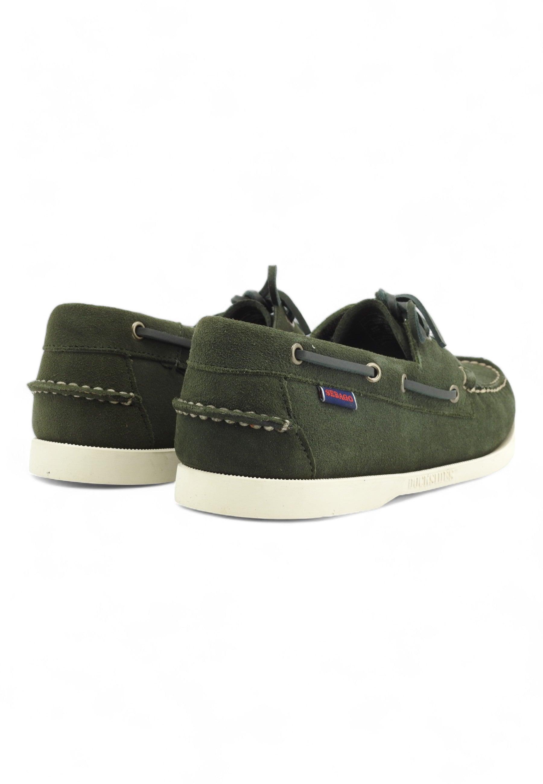 SEBAGO Mocassino Vela Uomo Green 7111PTW-XP8 - Sandrini Calzature e Abbigliamento