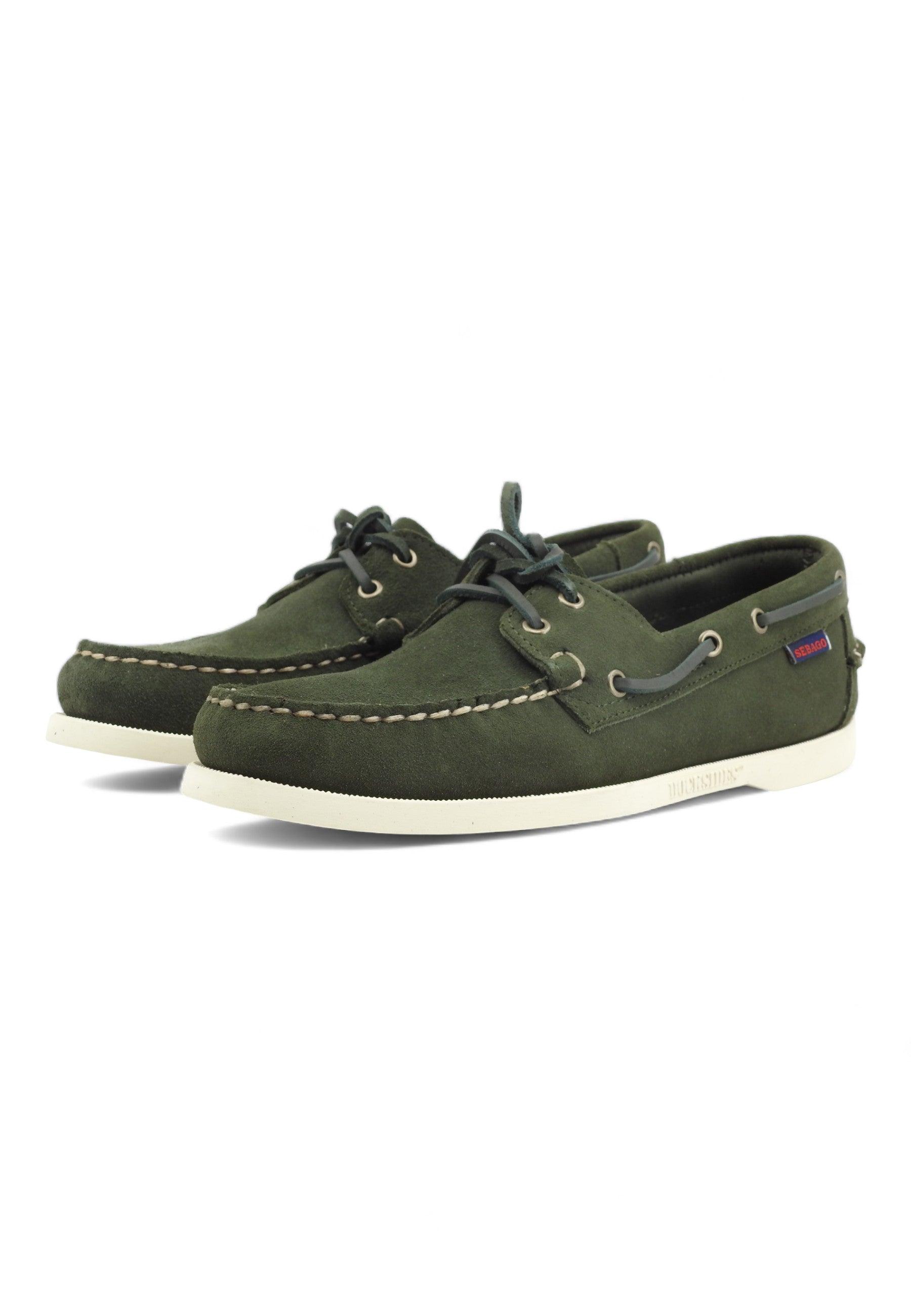 SEBAGO Mocassino Vela Uomo Green 7111PTW-XP8 - Sandrini Calzature e Abbigliamento