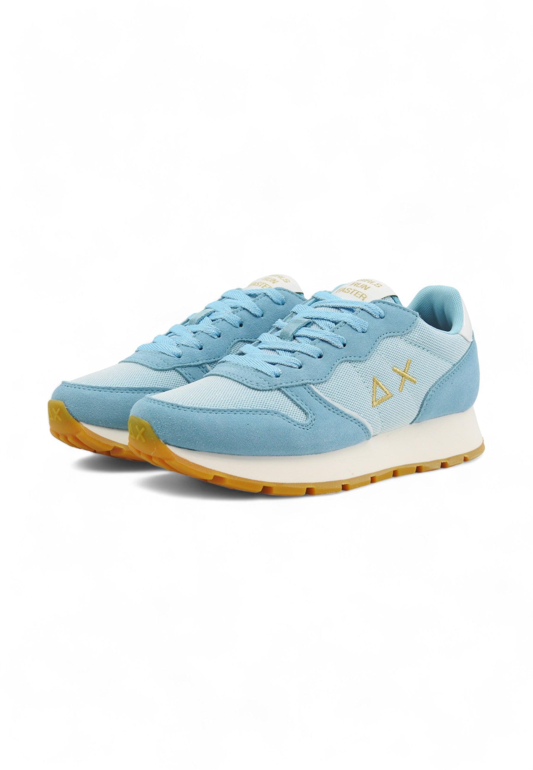 SUN68 Ally Glitter Sneaker Donna Azzurro Z34203 - Sandrini Calzature e Abbigliamento