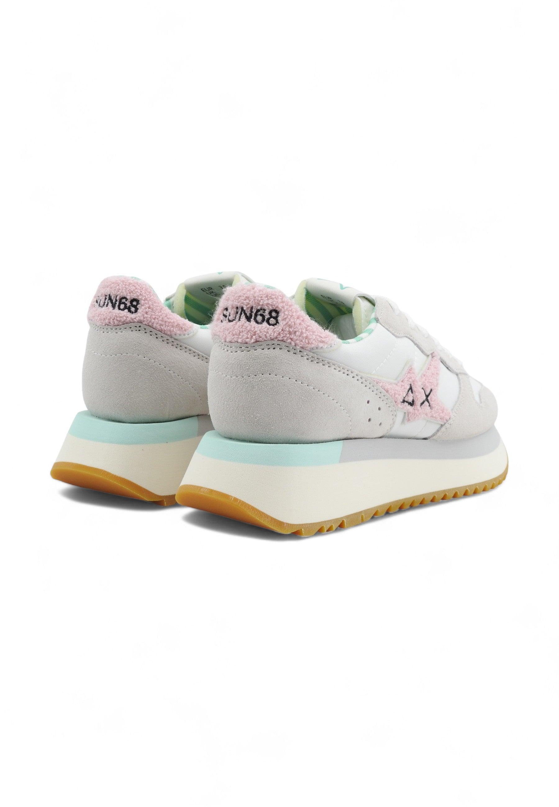 SUN68 Big Stargirl Sneaker Donna Bianco Z34215 - Sandrini Calzature e Abbigliamento