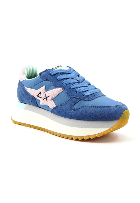 SUN68 Big Stargirl Sponge Sneaker Donna Avio Z34215 - Sandrini Calzature e Abbigliamento