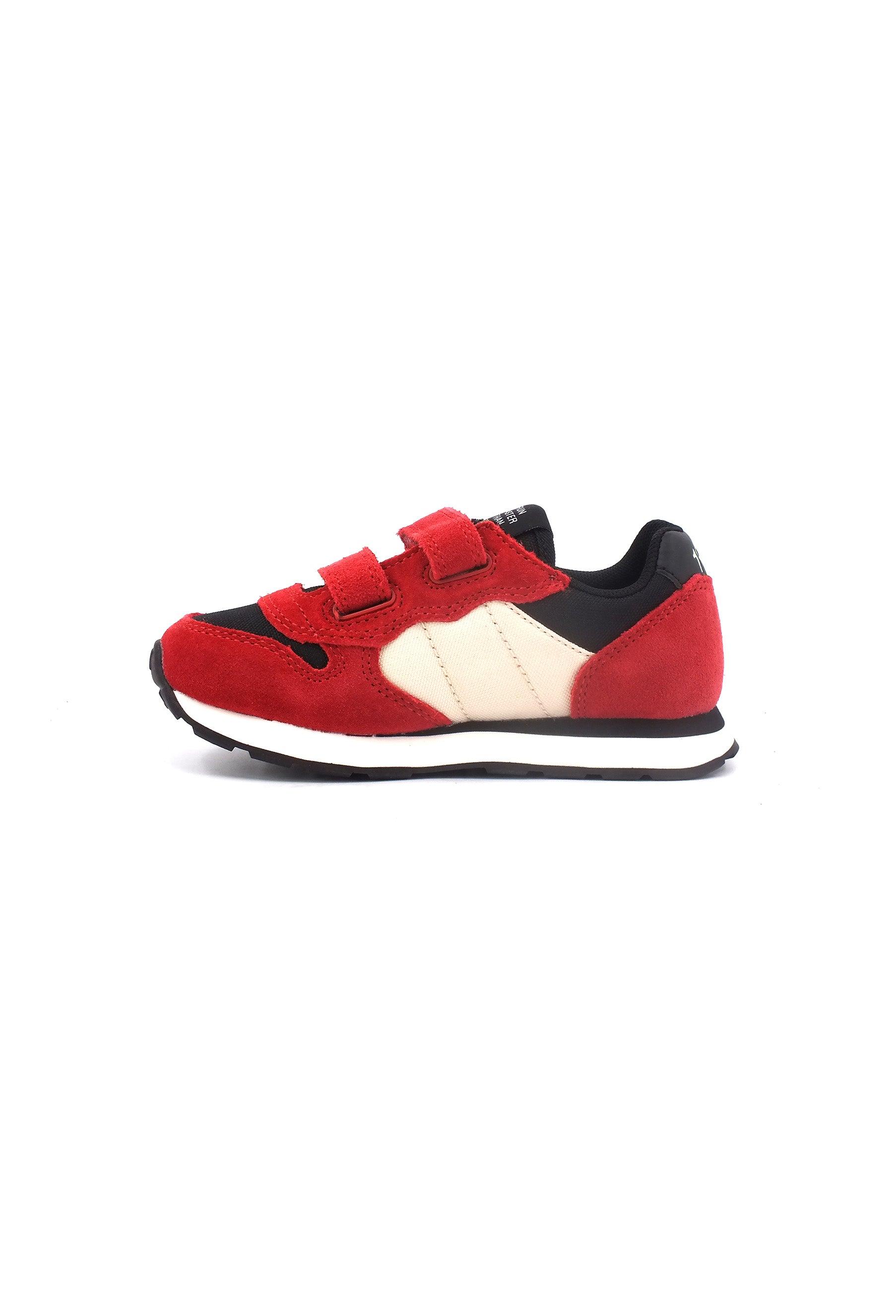 SUN68 Boy's Tom Color Sneaker Bimbo Rosso Z43307B - Sandrini Calzature e Abbigliamento