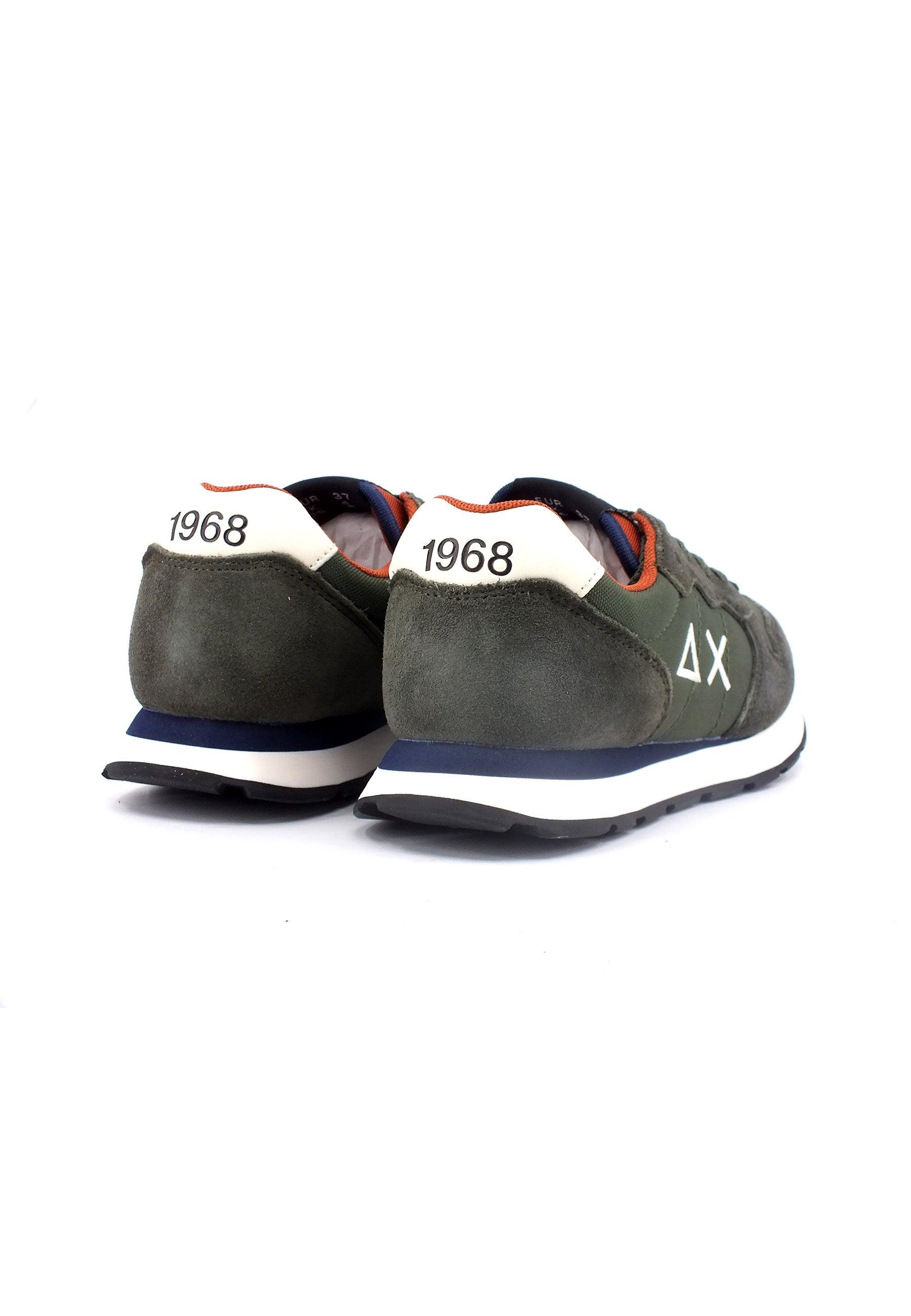 SUN68 Boy's Tom Solid Sneaker Bimbo Militare Z43301T - Sandrini Calzature e Abbigliamento