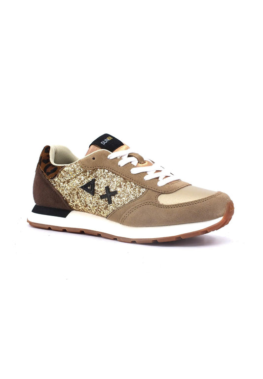 SUN68 Girl's Kelly Big Glitter Sneaker Bimbo Oro Z43417T - Sandrini Calzature e Abbigliamento