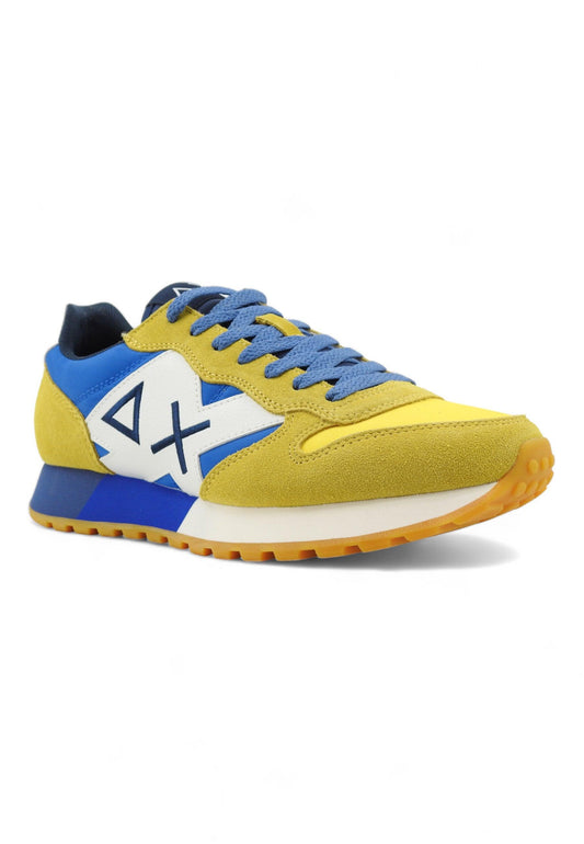 SUN68 Jaki Bicolor Sneaker Uomo Giallo Royal Z34112 - Sandrini Calzature e Abbigliamento