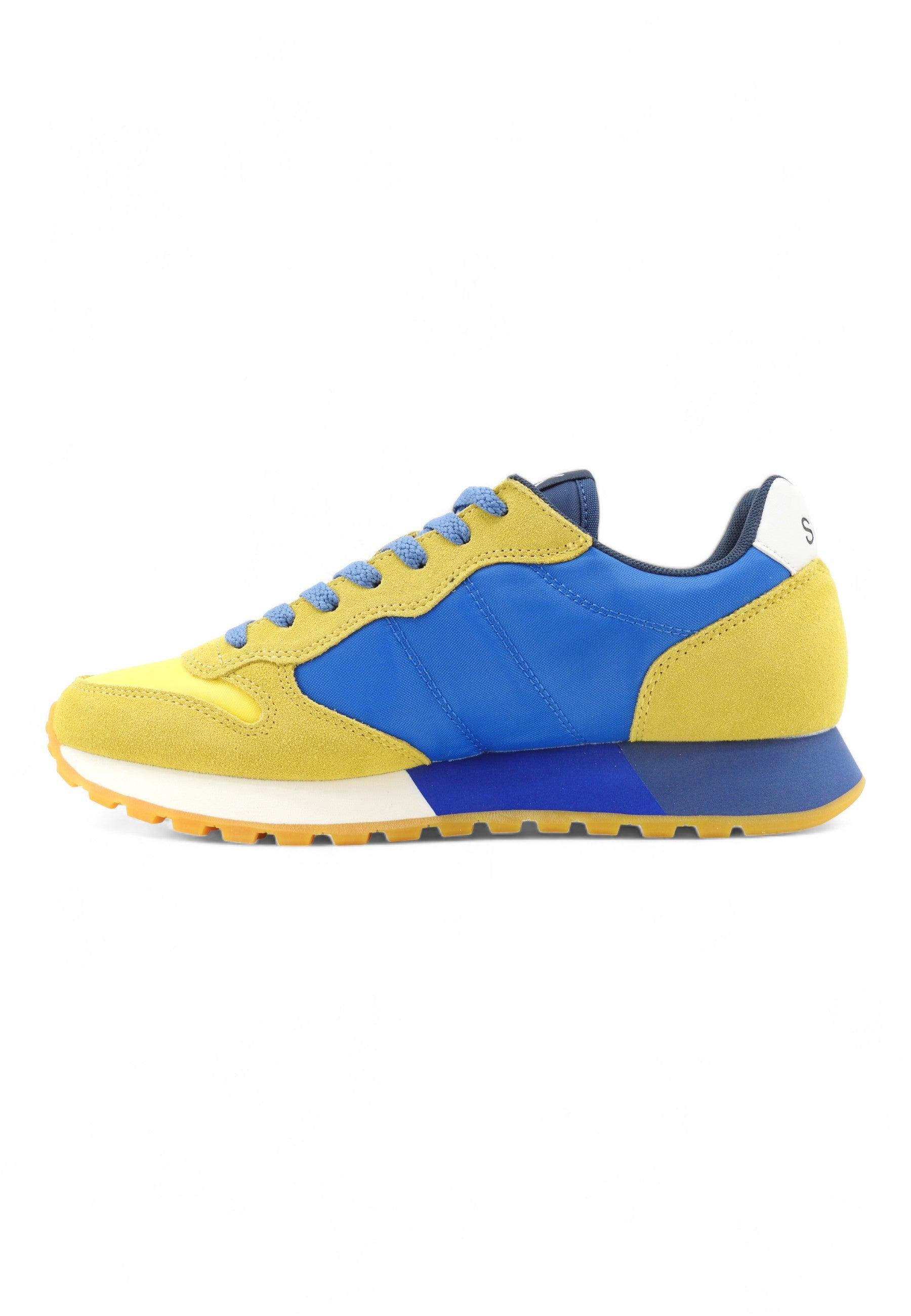 SUN68 Jaki Bicolor Sneaker Uomo Giallo Royal Z34112 - Sandrini Calzature e Abbigliamento