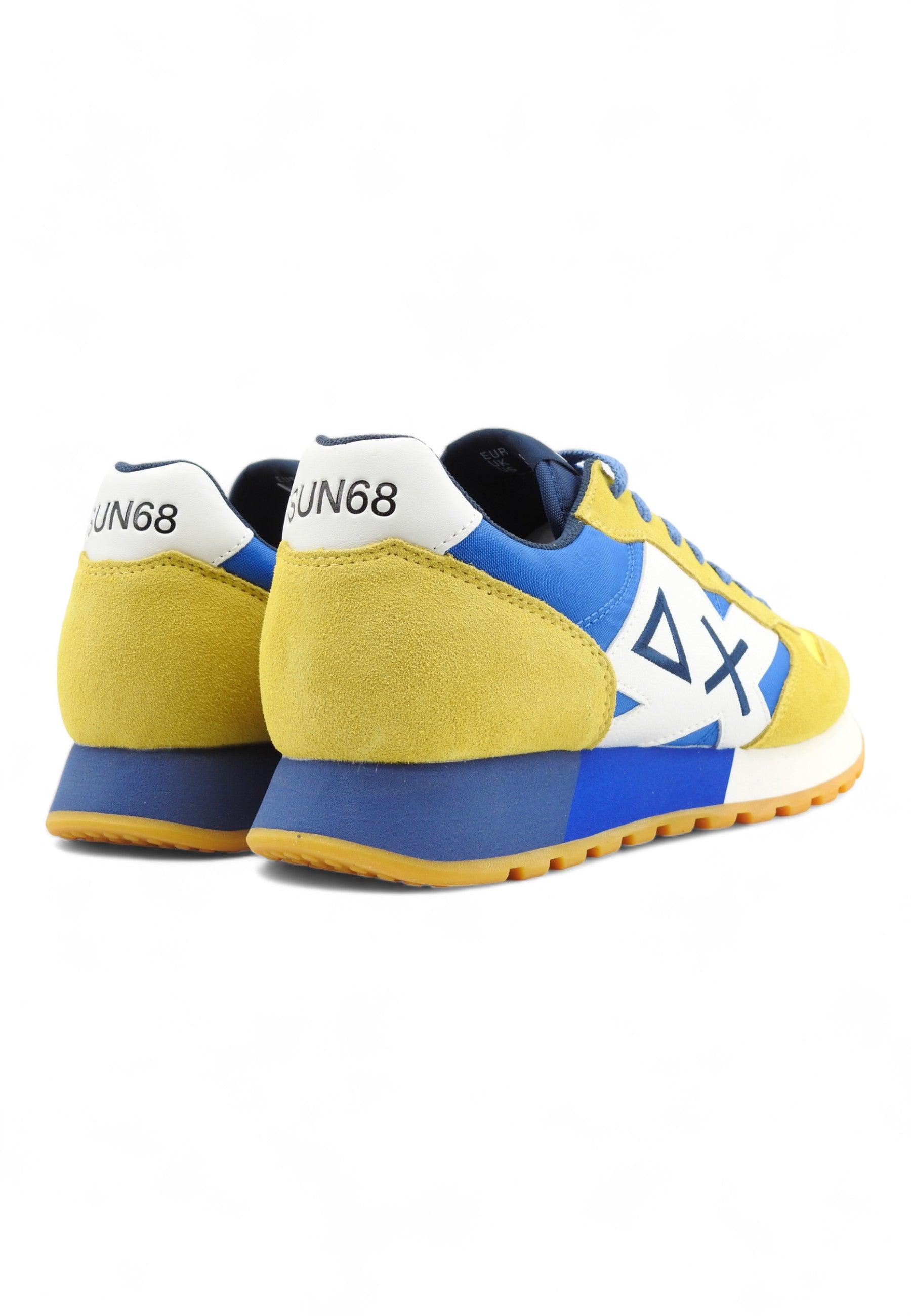 SUN68 Jaki Bicolor Sneaker Uomo Giallo Royal Z34112 - Sandrini Calzature e Abbigliamento
