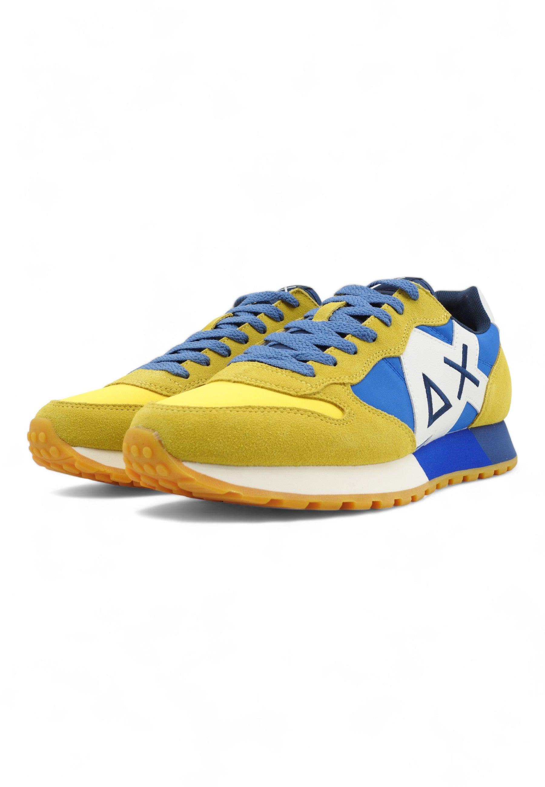 SUN68 Jaki Bicolor Sneaker Uomo Giallo Royal Z34112 - Sandrini Calzature e Abbigliamento