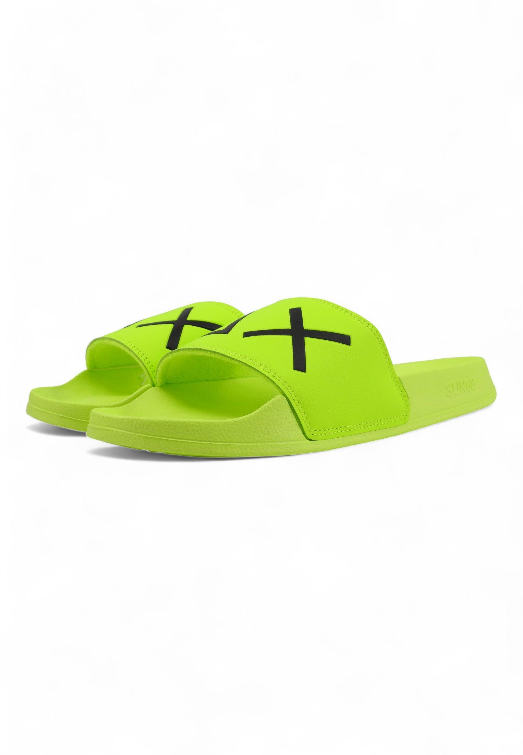 SUN68 Slippers Ciabatta Uomo Giallo Fluo X34103 - Sandrini Calzature e Abbigliamento