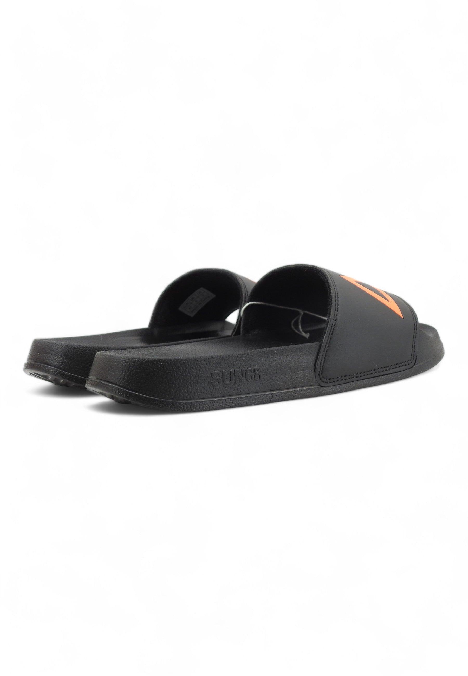 SUN68 Slippers Ciabatta Uomo Nero X34103 - Sandrini Calzature e Abbigliamento