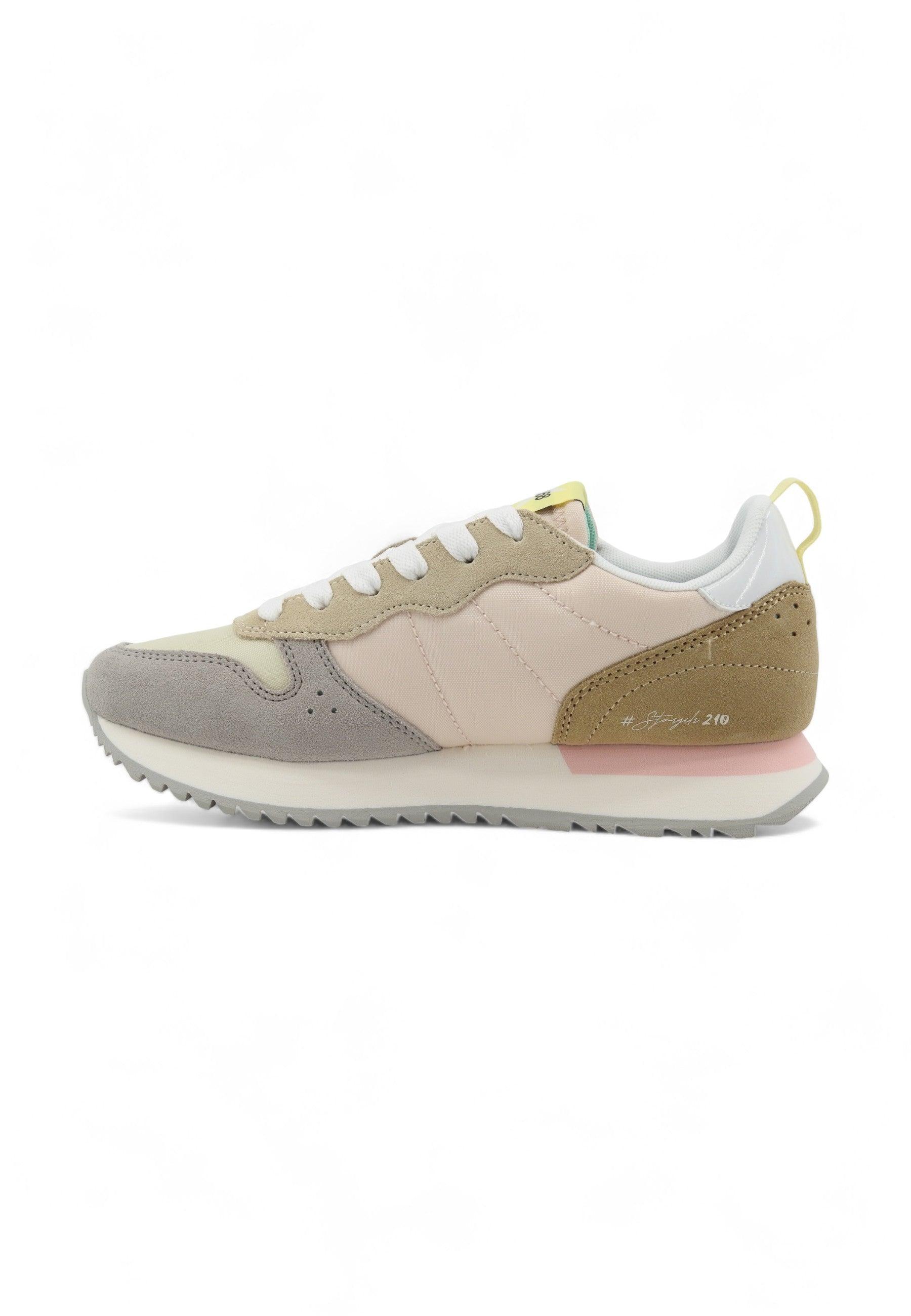 SUN68 Stargirl Sneaker Donna Bianco Panna Z34210 - Sandrini Calzature e Abbigliamento