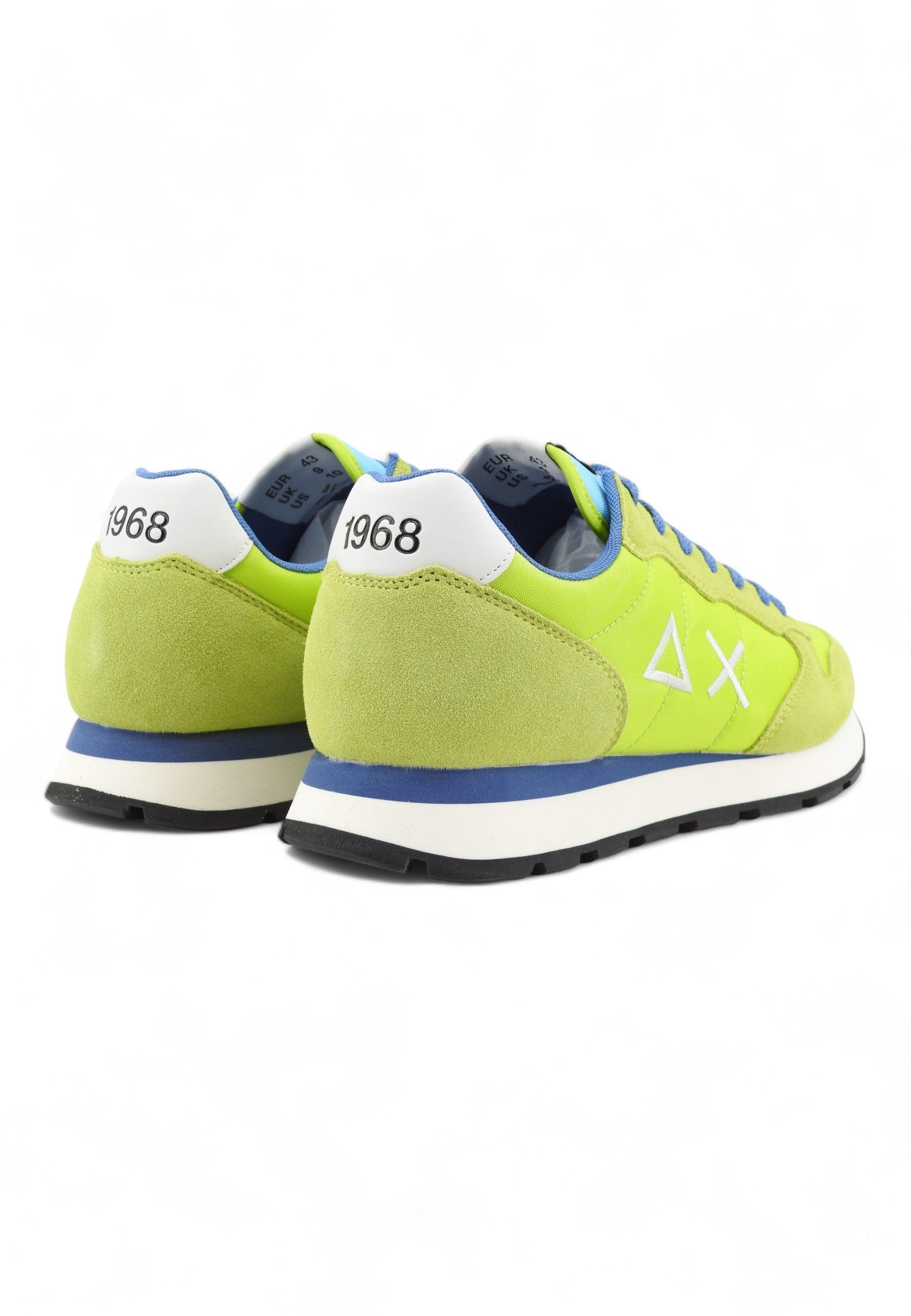 SUN68 Tom Solid Sneaker Uomo Lime Z34101 - Sandrini Calzature e Abbigliamento