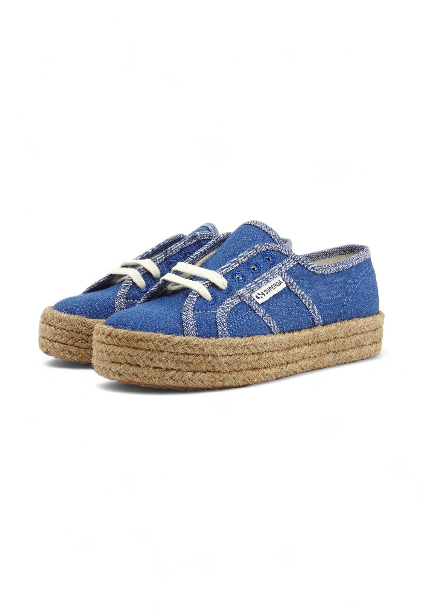 SUPERGA 2730 Sneaker Donna Jeans Blue S8141XW - Sandrini Calzature e Abbigliamento