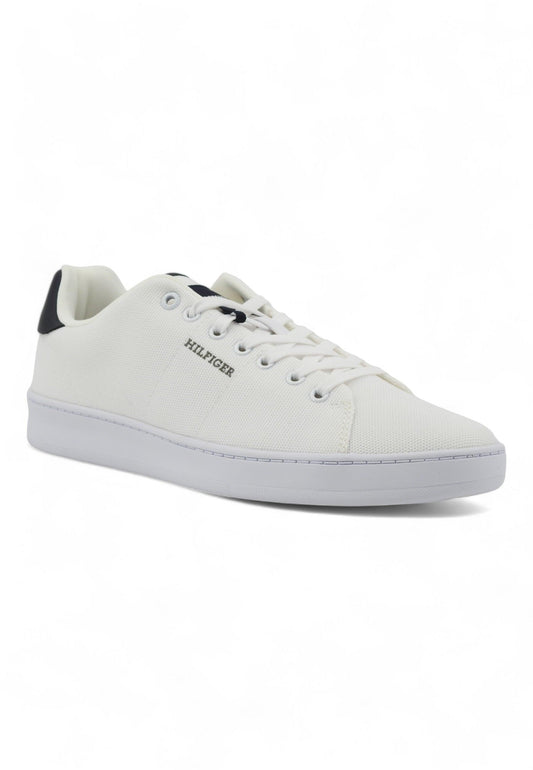 TOMMY HILFIGER Court Cupsole Sneaker Uomo White FM0FM04967 - Sandrini Calzature e Abbigliamento