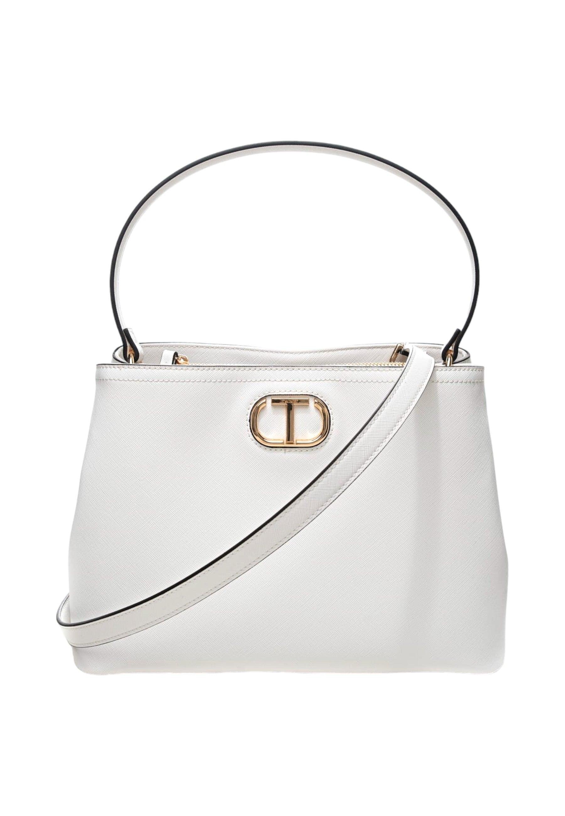 TWINSET Borsa Tote Donna Neve Bianco 241TB7121 - Sandrini Calzature e Abbigliamento