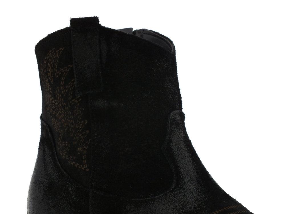 DIVINE FOLLIE Stivaletto Texano Nero MARTA80 - Sandrini Calzature e Abbigliamento