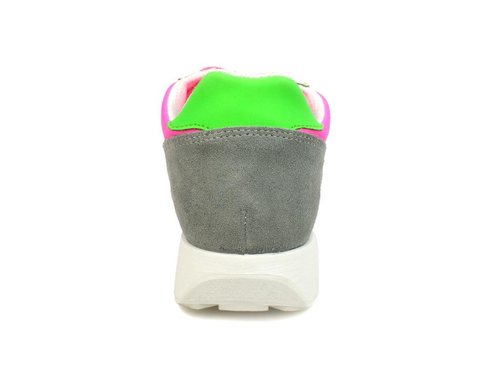 2STARS Sneakers Grigio Verde Rosa 2SD1951 - Sandrini Calzature e Abbigliamento