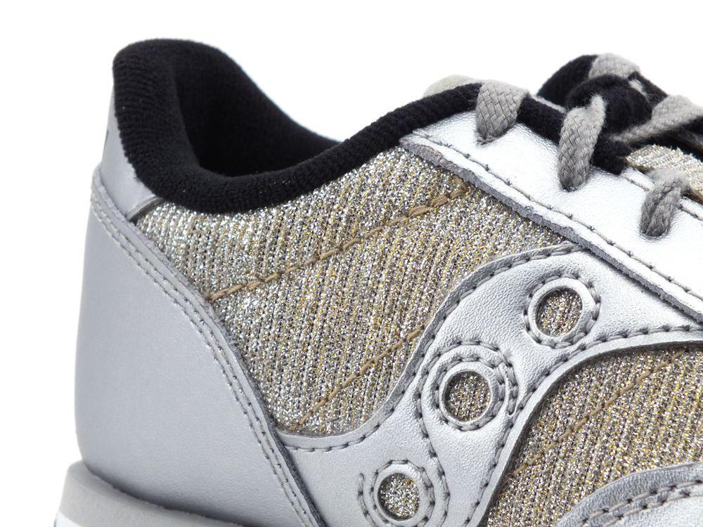 SAUCONY Jazz Original Kids Sneaker Bambina Silver Sparkle SK163334 - Sandrini Calzature e Abbigliamento