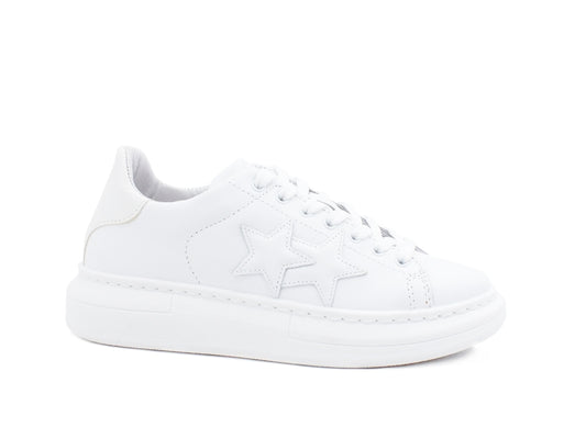 2STAR Sneaker PR Retro Sneaker Donna White 2SD2873