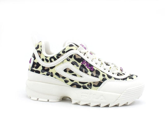 FILA Disruptor Kids Sneaker Bimba Marshmallow Leopard 1011082.79G - Sandrini Calzature e Abbigliamento