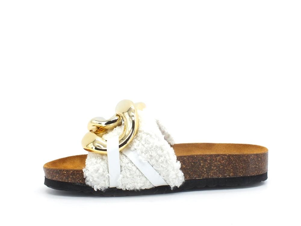 DIVINE FOLLIE Ciabatta Dolly Catena - Sandrini Calzature e Abbigliamento