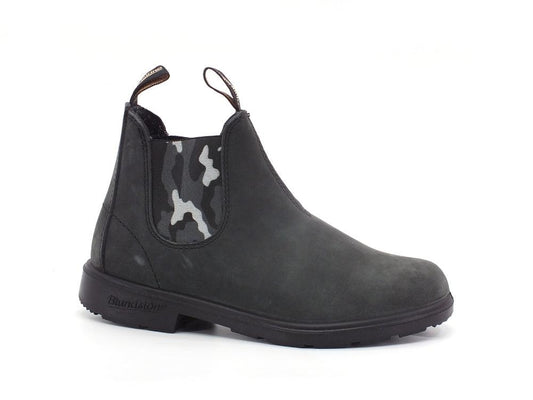 BLUNDSTONE Stivaletto Polacco Elastici Rustic Black Camouflage 1994 - Sandrini Calzature e Abbigliamento